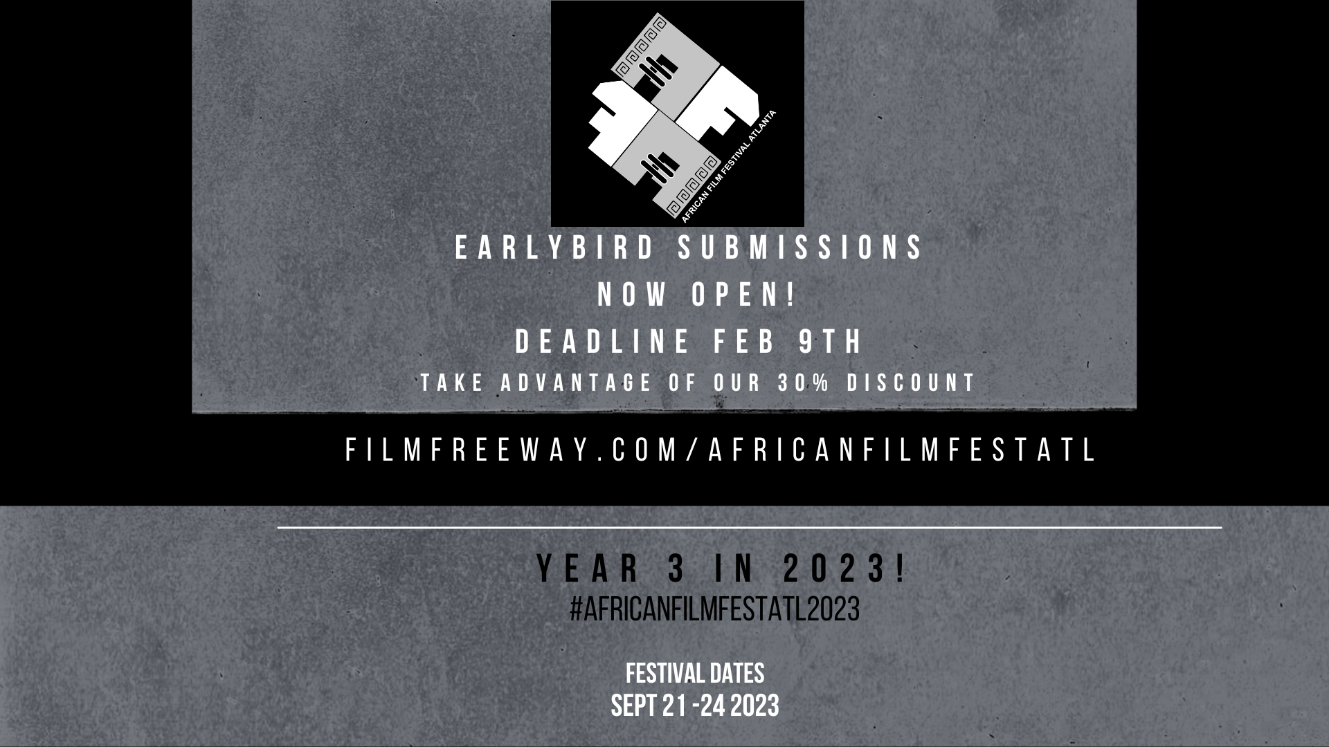 African Film Fest Atlanta 2023 banner